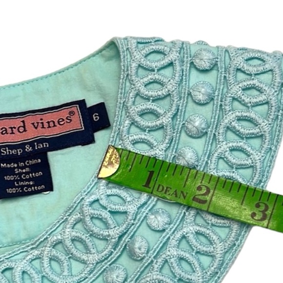 Vineyard Vines Sleeveless Floral Dress 6 Cocktail Summer Cotton - Picture 10 of 10